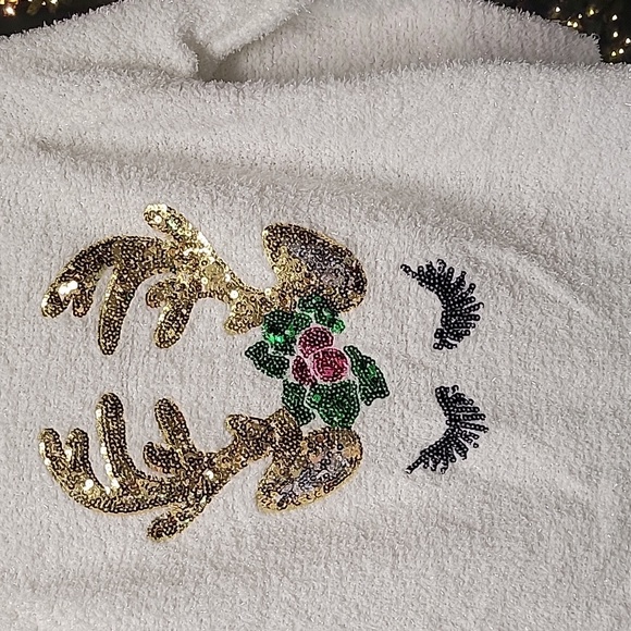 Merry Christmas by poof reindeer sweater. - Picture 3 of 3